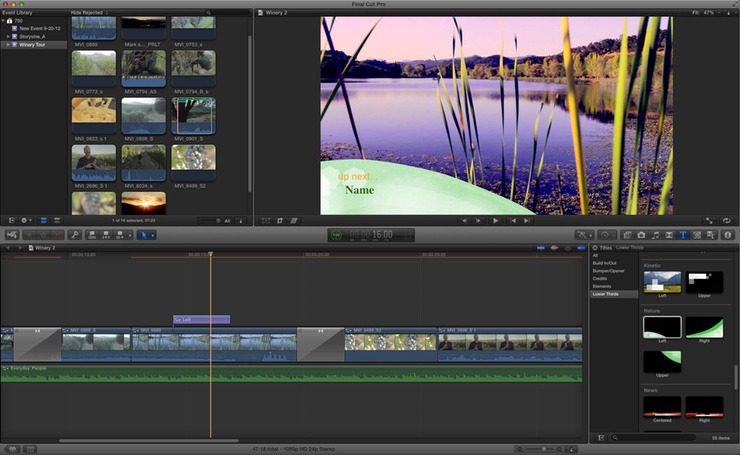 Video editing for mac os x